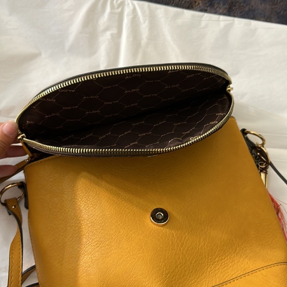 Aldo Yellow Crossbody Bag - Picture 6 of 7